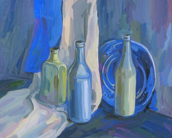 Натюрморт в холодных тонах