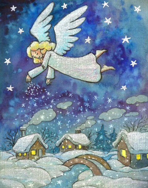 Рождественские рисунки