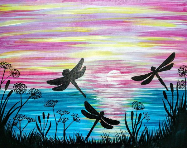 Рисунки красками