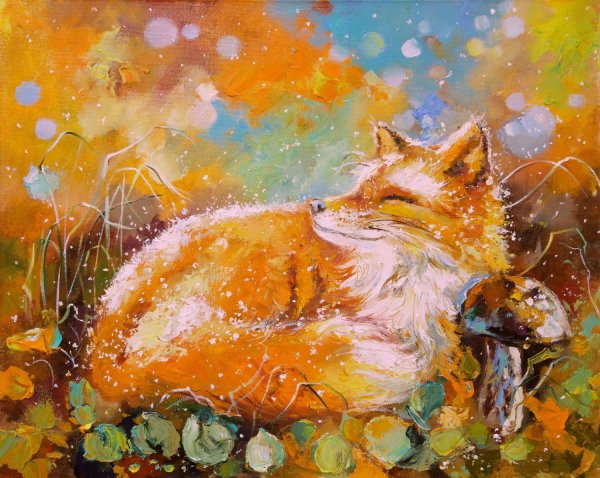 Аннет Логинова картины лиса
