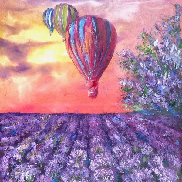 Картина воздушный шар