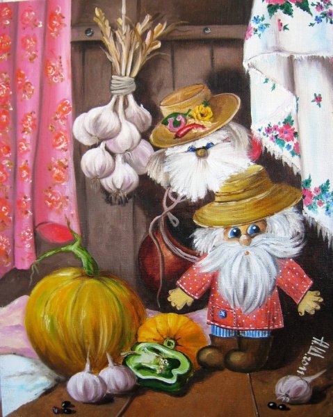 Домовой иллюстрации