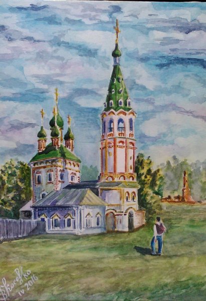 Храм гуашью