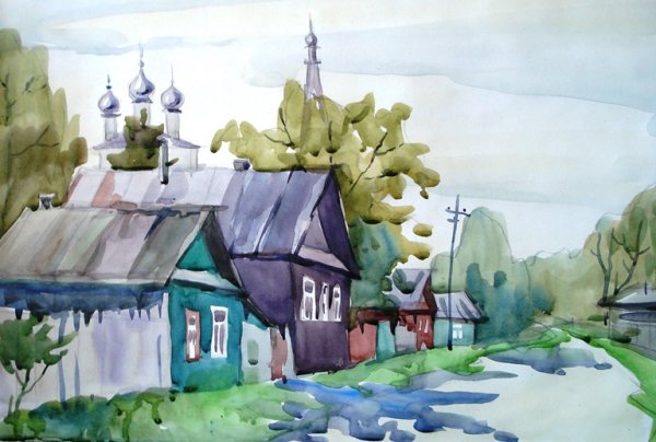 Пленэр Кострома художник