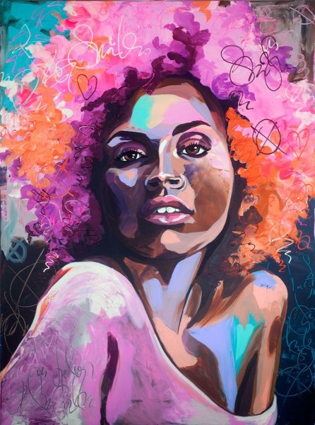 Художник Роджер Файзиев африканки