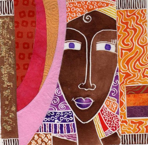 Портрет в африканском стиле
