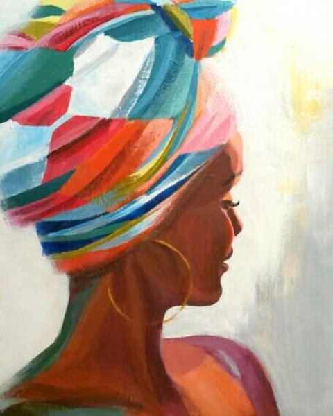 Портреты африканок арт