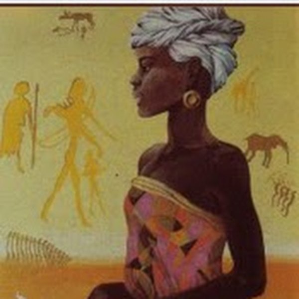 Картина портрет афроамериканки