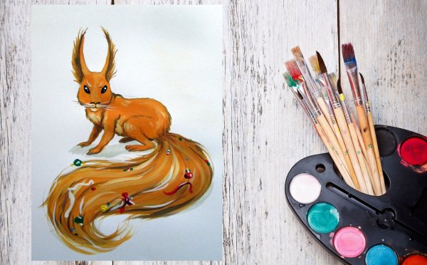 Идеи для рисования гуашью