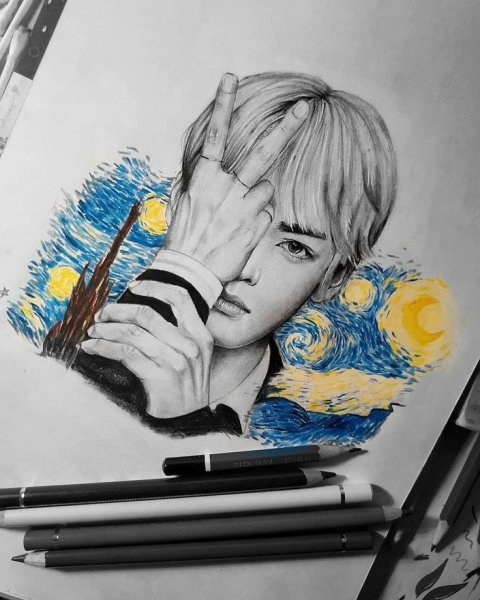 Van Gogh Kim Taehyung