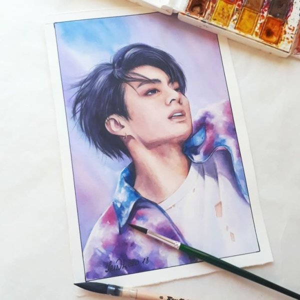 БТС картина маслом