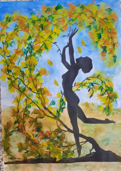 Осенние мотивы рисование