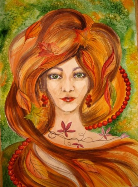 Портрет красавицы осени