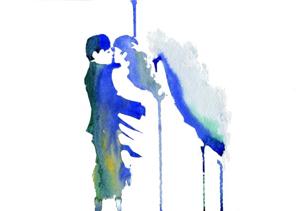 Акварельные силуэты