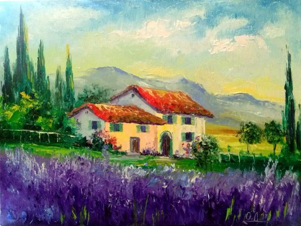 Тоскана прованский пейзаж