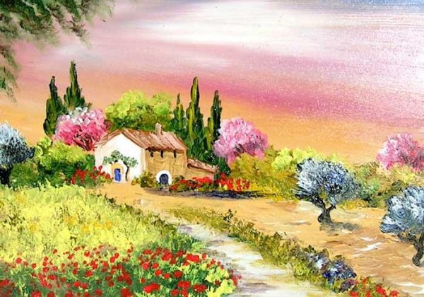 Поль Синьяк Лавандовое поле