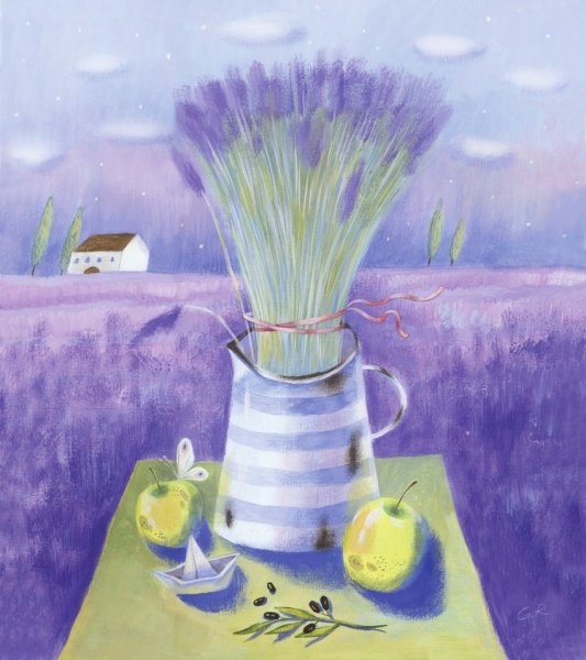 Лаванда рисунок