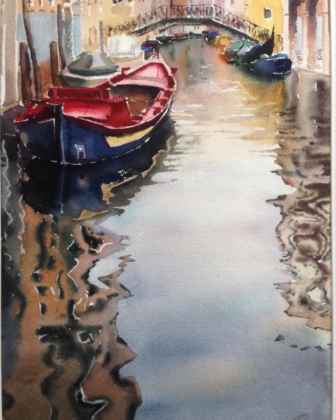 Галина Гомзина акварель картины