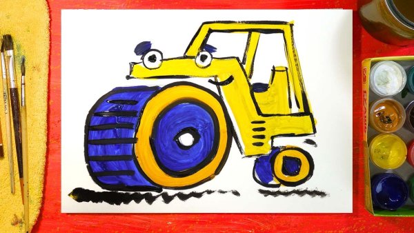 Уроки рисования для детей машинки