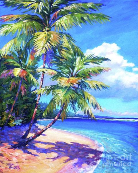 Пальмы живопись