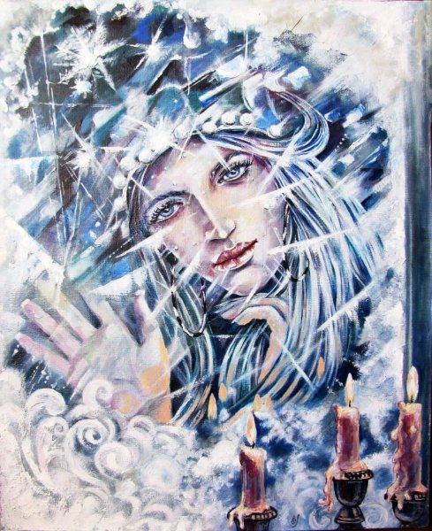 Elena Sizova художник зима