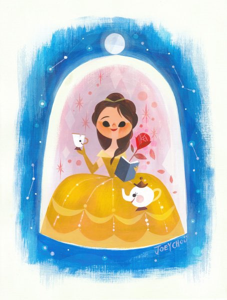 Рисунок гуашью принцесса