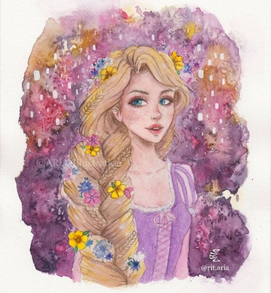 Акварельные принцессы