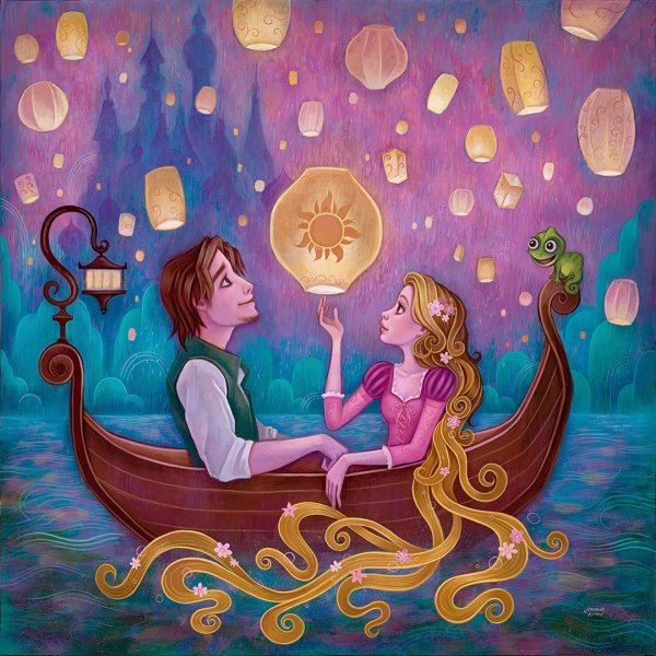 Рапунцель гуашью