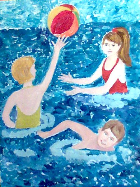 Рисунок на тему детство