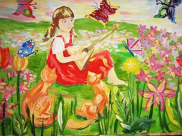 Композиция на тему краски лета