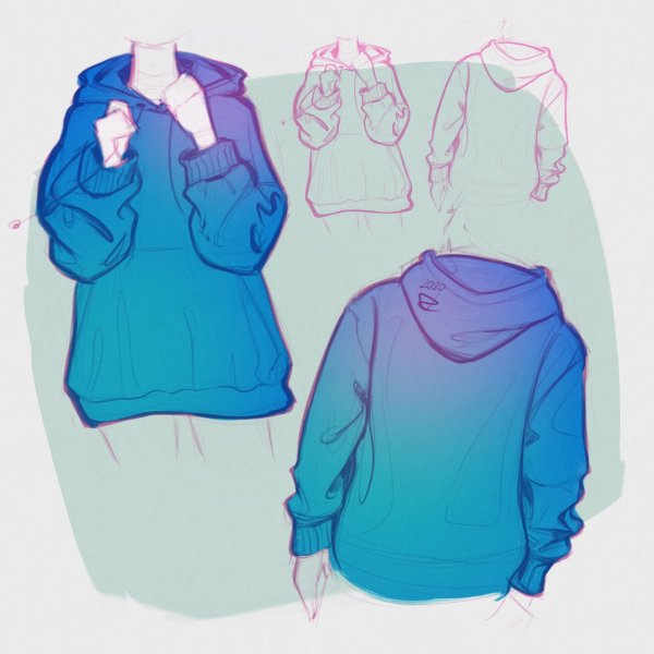 Толстовка скетч