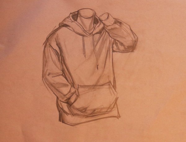 Толстовка референс для рисования