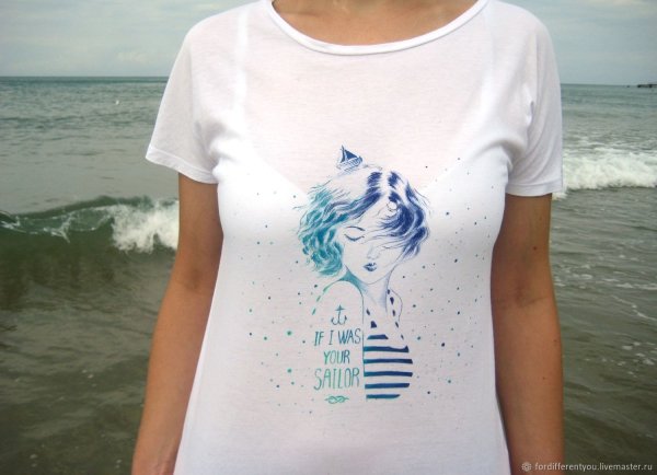 Необычные рисунки на футболках