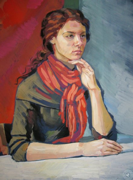 Полуфигура Академическая живопись