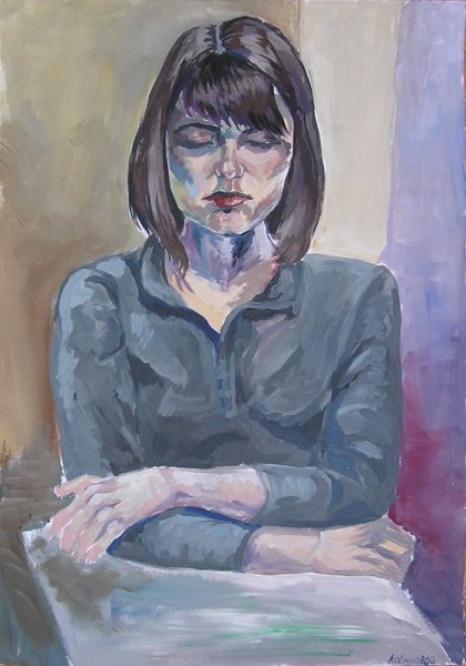 Живопись гуашью люди