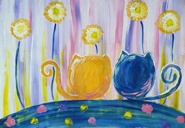 Очень красивые картины гуашью