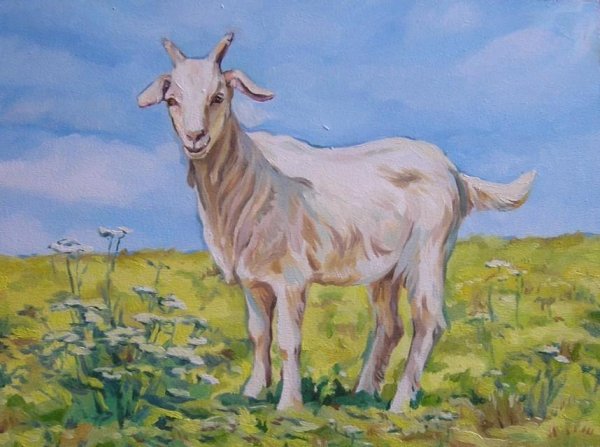 Козы на картинах художников