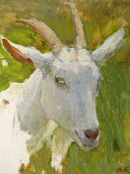 Коза в живописи