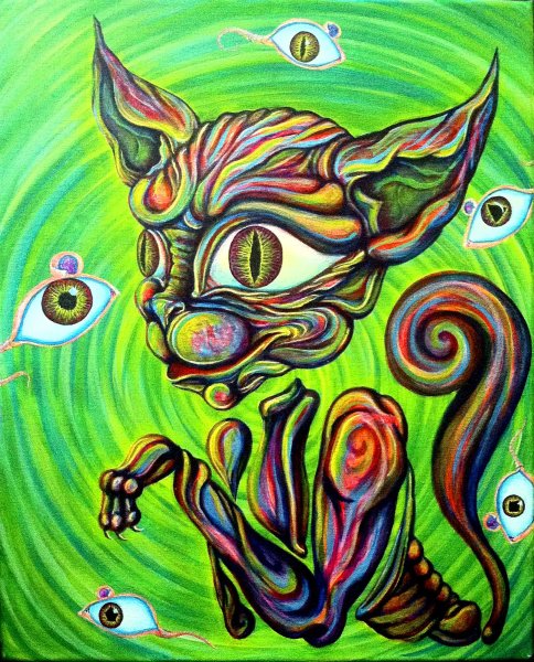 Живопись гуашью психоделия