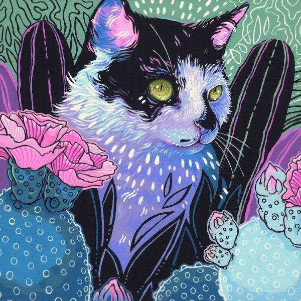 Коты психоделика