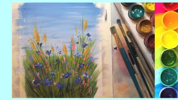 Рисование гуашью