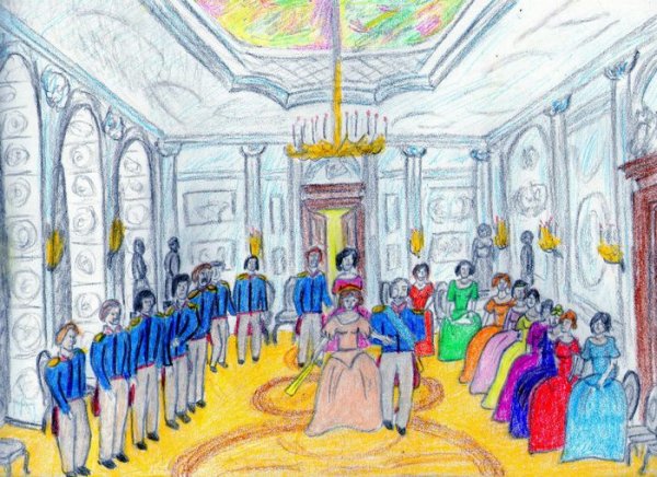 «Бал во Дворце» в цвете.