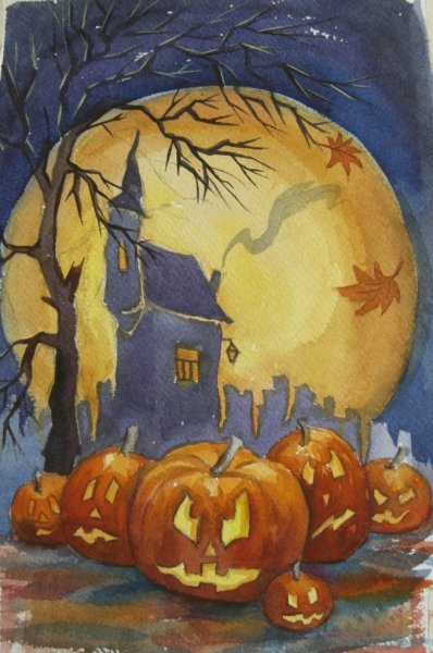 Рисунки на Хэллоуин