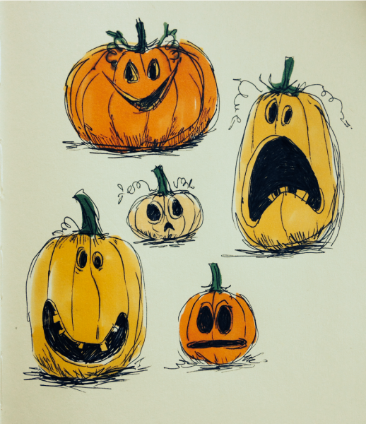 Helloween тыква Illustrator