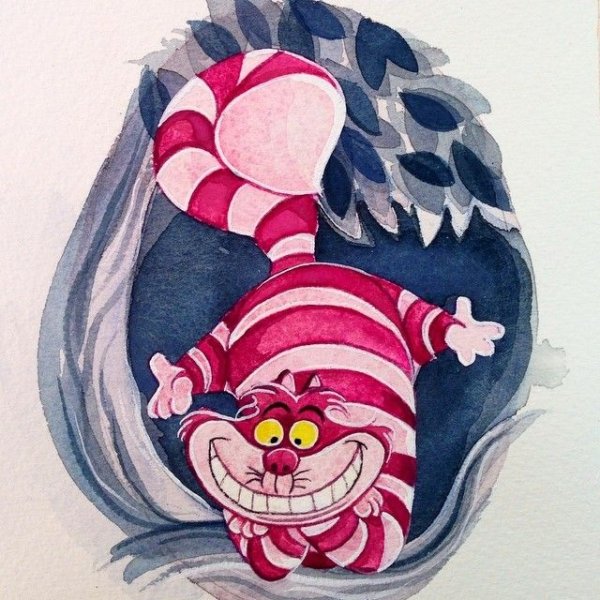 Рисунок к Алисе в стране чудес