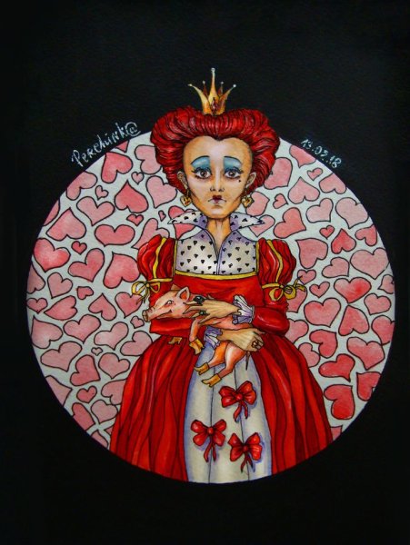 Алиса в стране чудес рисунки