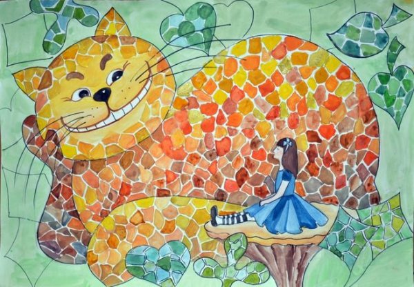 Арт Алиса в стране чудес сюр