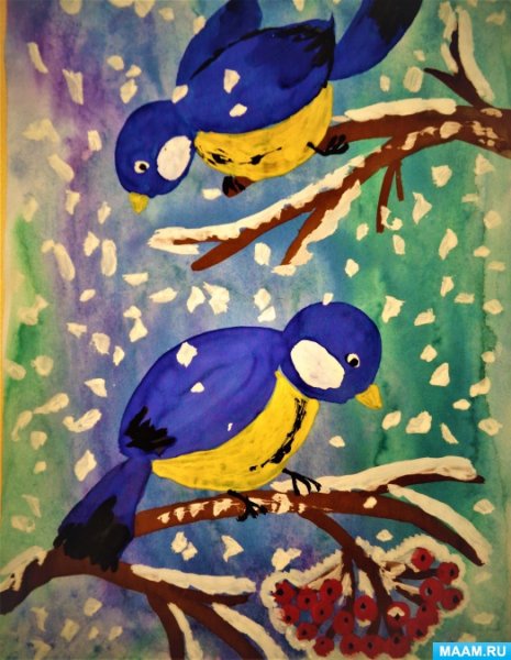 Рисование птицы в подготовительной группе