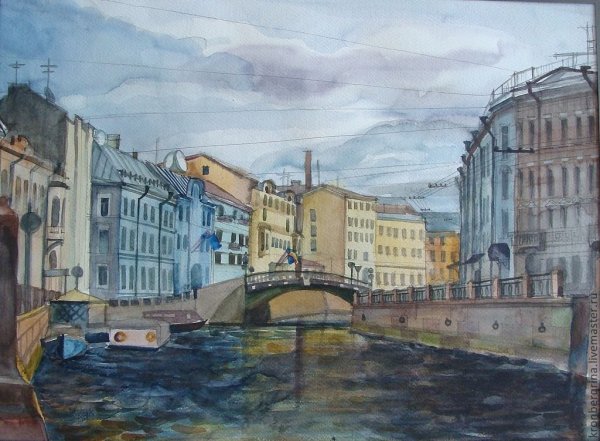 Петербург гуашью