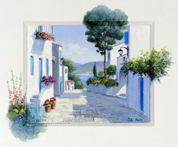 Картины в средиземноморском стиле